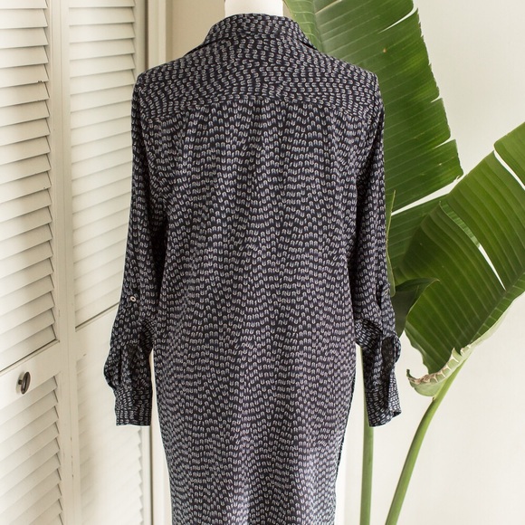 Button Tunic-Shirt dress - Picture 3 of 4